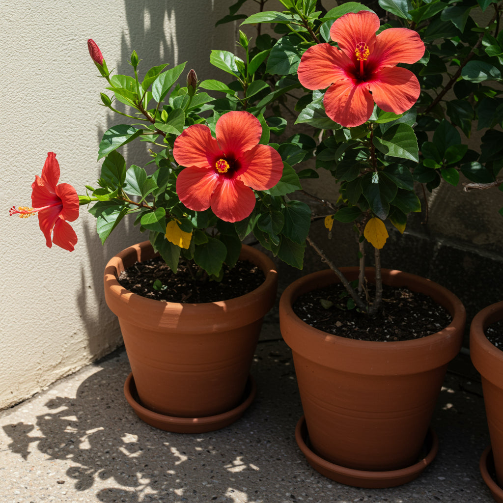 Red Hibiscus Flower Seeds for Easy Planting and Stunning Garden Blooms