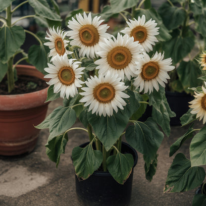 White Sunflower Seeds for Planting