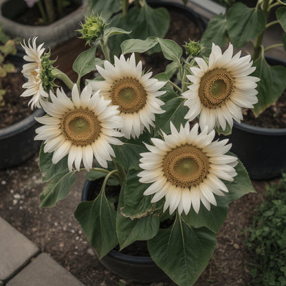 White Sunflower Seeds for Planting
