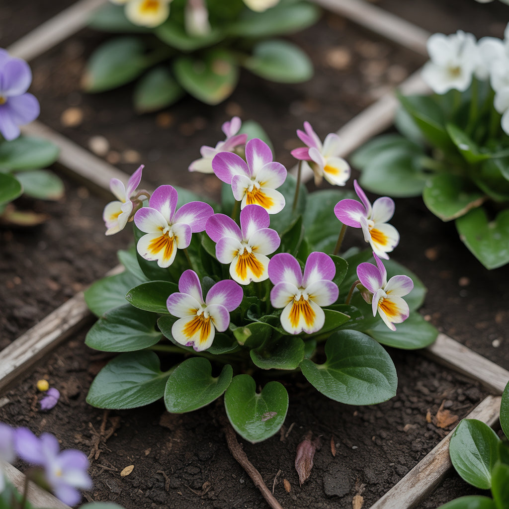 Mini Violet Rare Flower Seeds for Planting Yellow and Pink - Perfect for Lush Greenery and Unique Environments