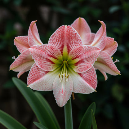 Amaryllis Pink White Flower Seeds for Striking and Diverse Planting