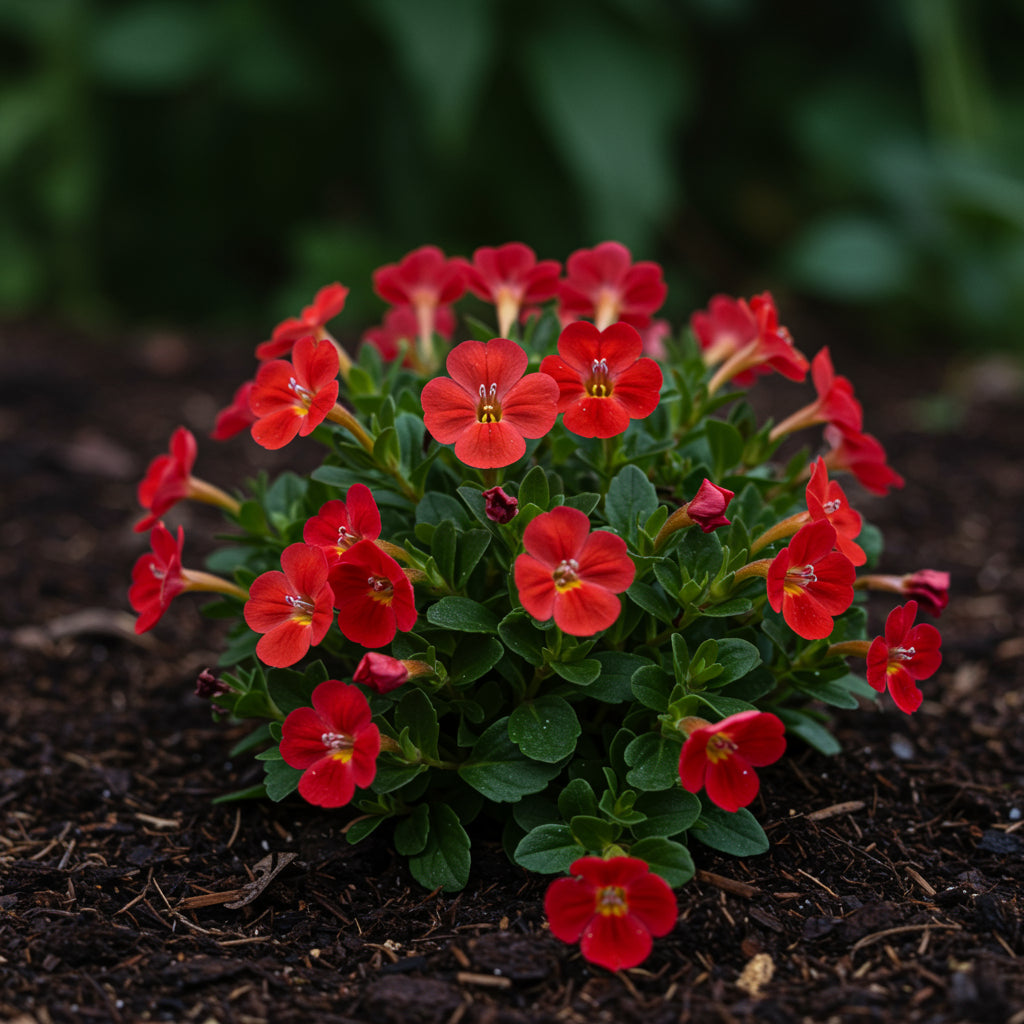 Mini Matthiola Incana Flower Seeds - Planting Red for Lush Greenery