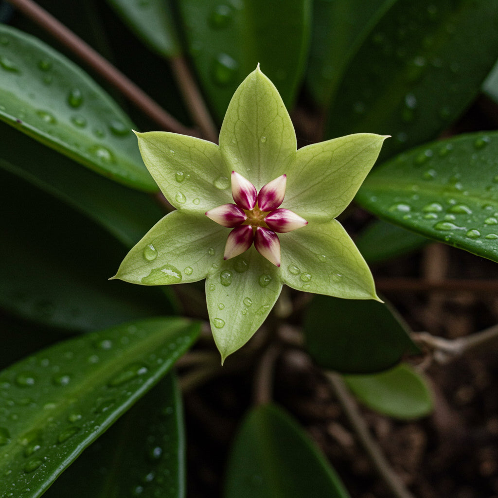 Unique Hoya Carnosa Flower Seeds for Planting Dark Maroon Blooms