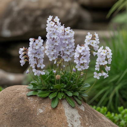 Aubrieta Rock Cascade Flower Seeds - White for Planting