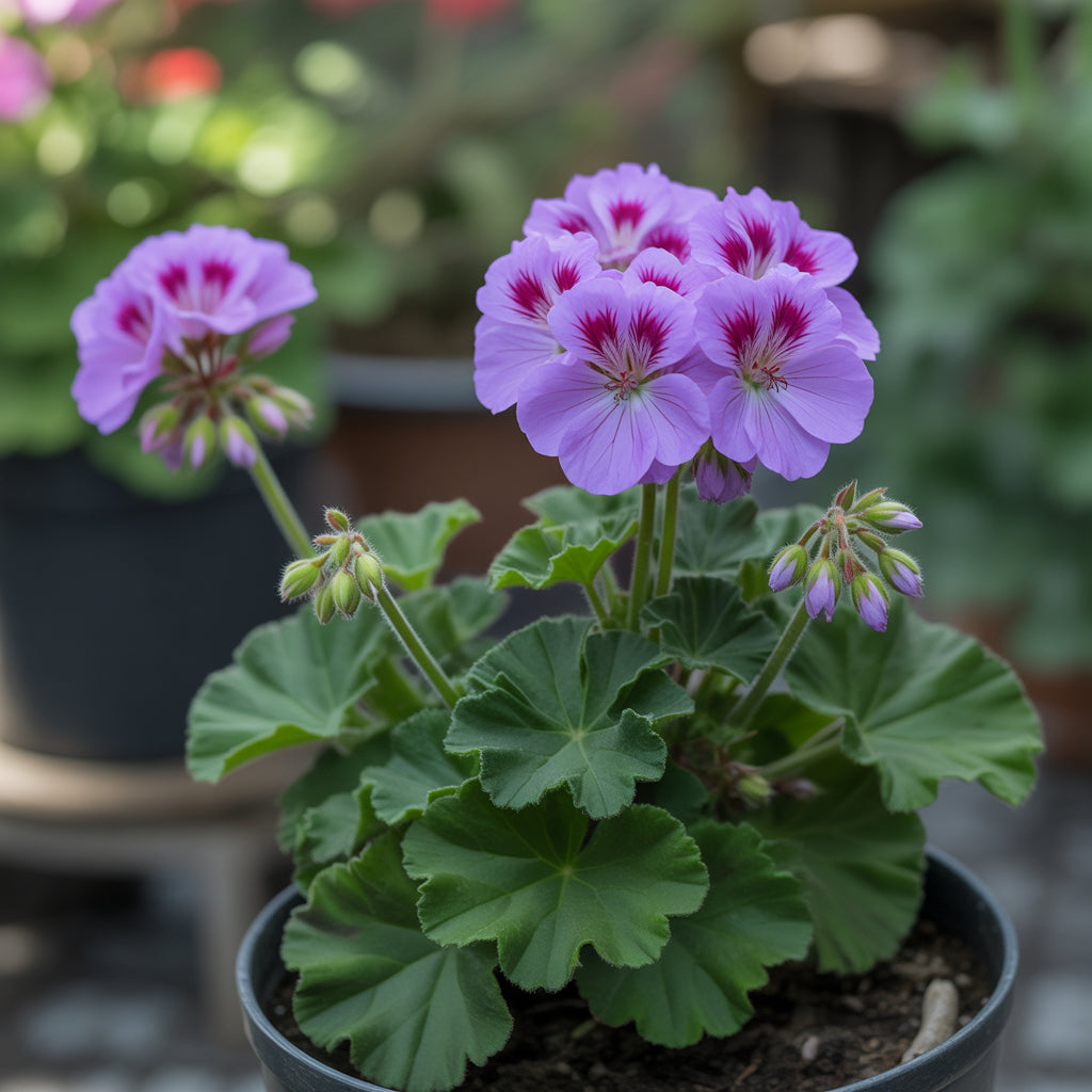 Purple Pink Geranium Flower Seeds for Planting  Vibrant Annuals for Colorful Gardens