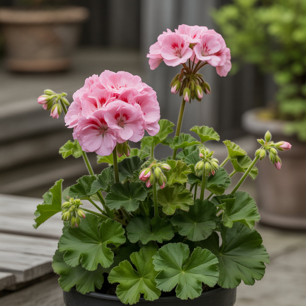 Geranium Flower Seeds for Planting - Vibrant Pink Red Annuals for Your Garden