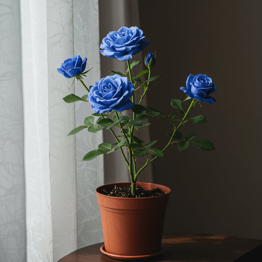Blue Rose Flower Seeds  Cultivate Unique Blooms in Your Garden