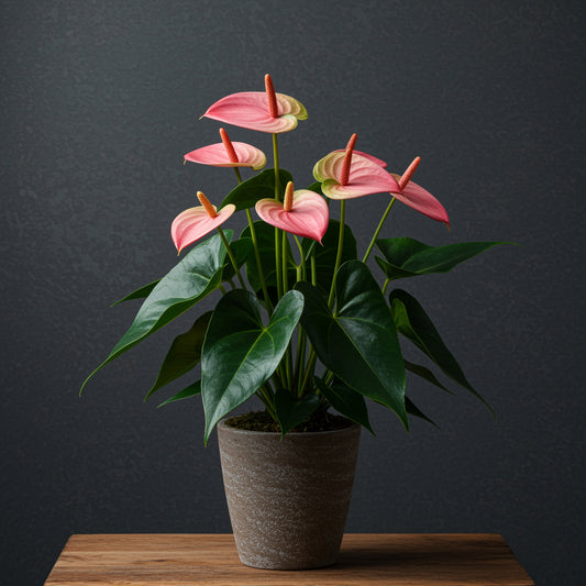 Cream Pink Anthurium Flower Seeds for Easy Planting