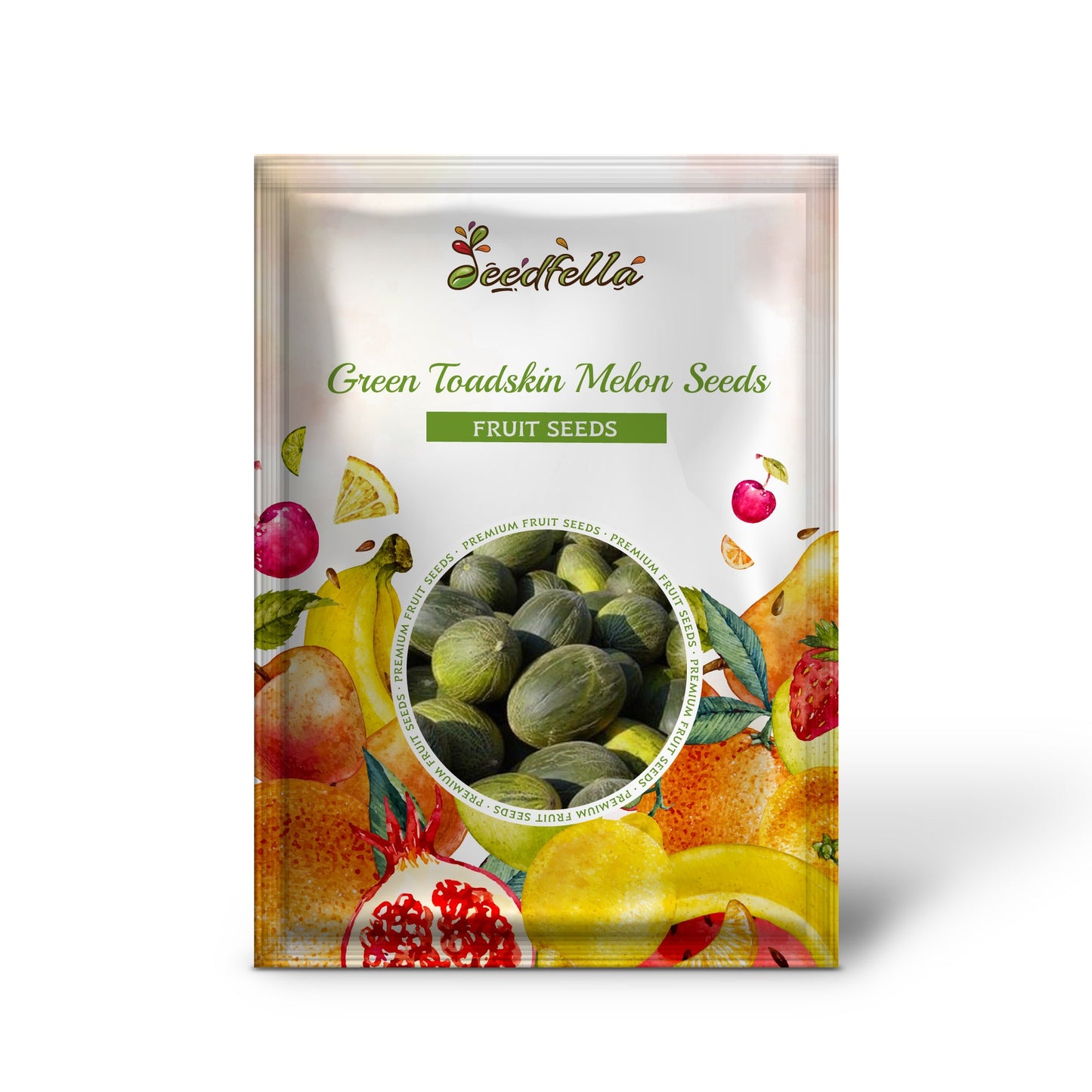 Green Toadskin Melon Seeds for Planting - Heirloom Fruit Variety
