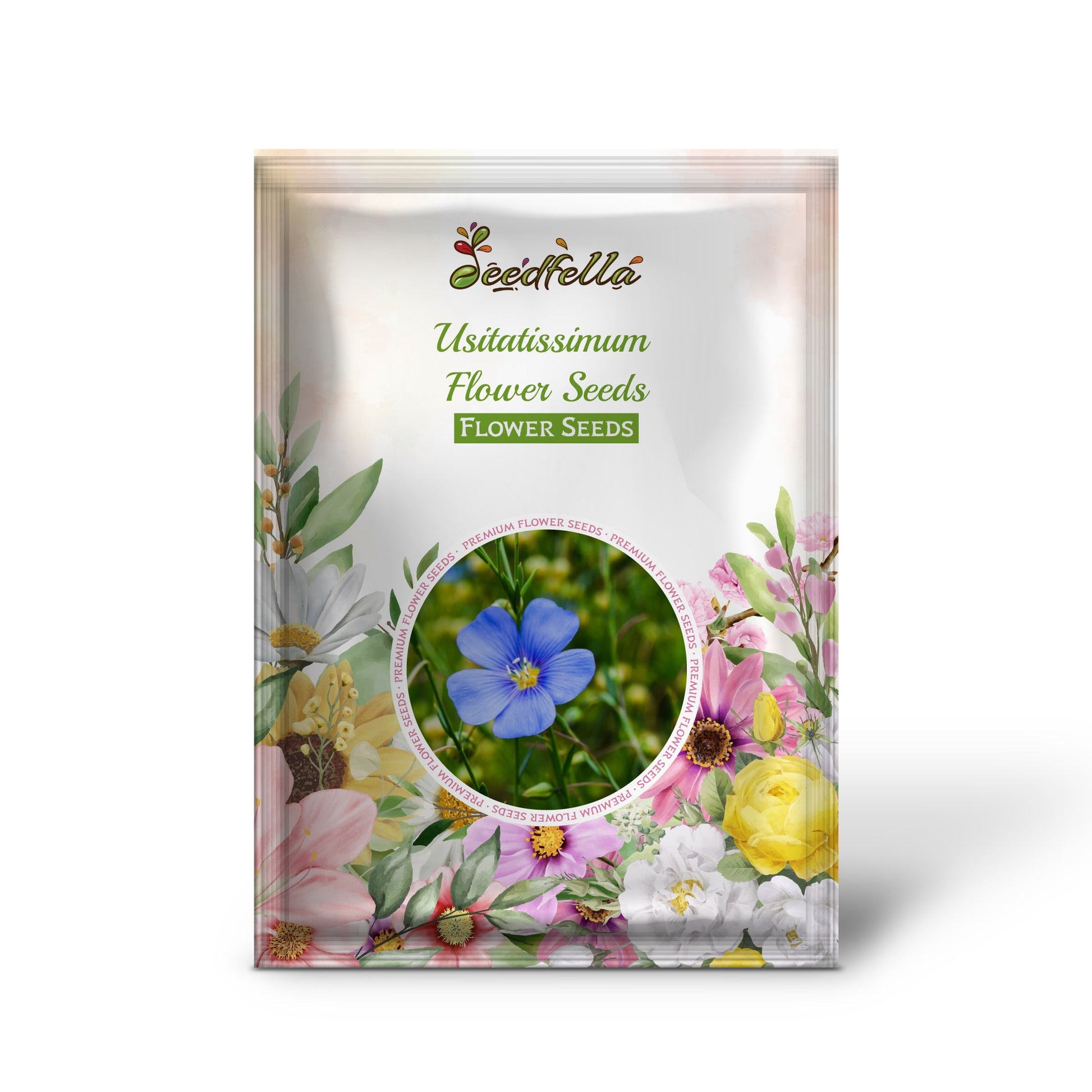 Linum Usitatissimum Blue Flower Seeds for Garden