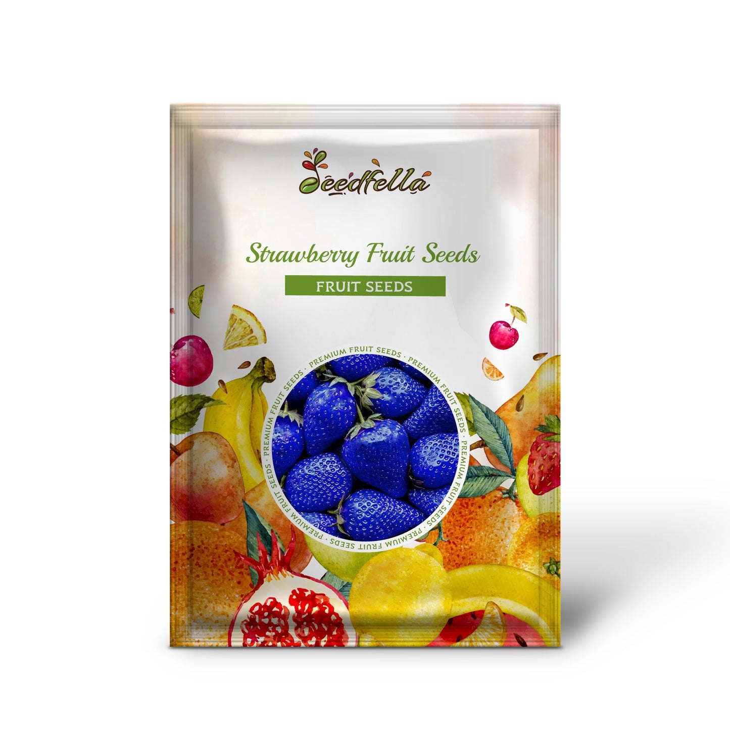 Strawberry Fruit Seeds Planting blue