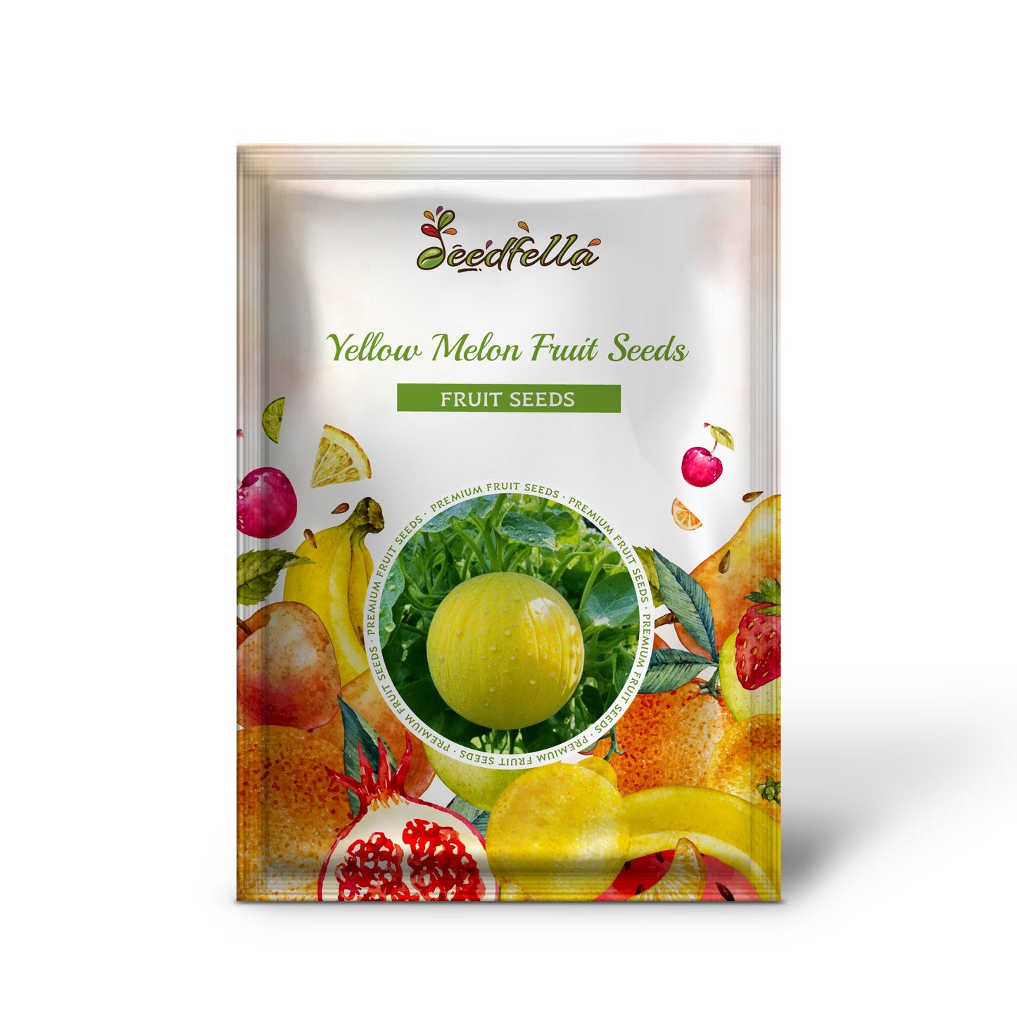 Yellow Melon Fruit Seeds Planting Sweet