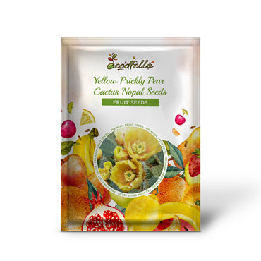 Yellow Prickly Pear Cactus Nopal (Opuntia Ficus-Indica) Flower Seeds