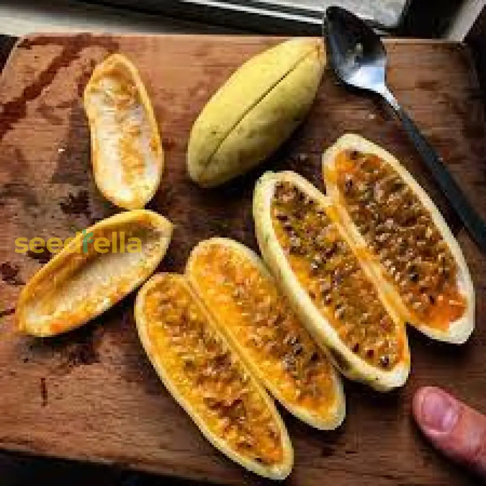 Orange Banana Passion Fruit Seeds For Planting Tropical Garden Delight heirloom non-gmo organic garden seeds
