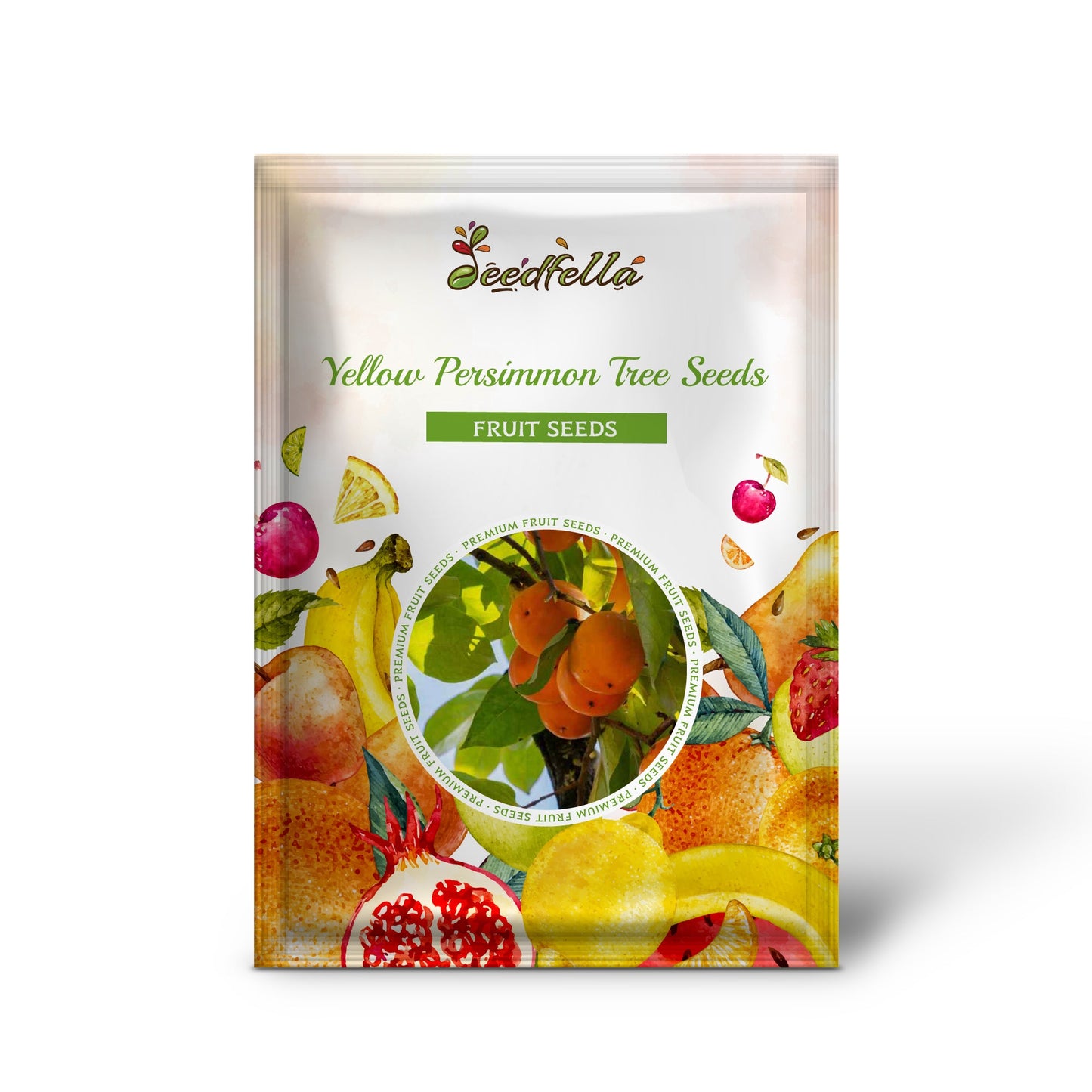 Yellow Persimmon Tree Seeds for Planting Grow Your Own Delicious Fruit