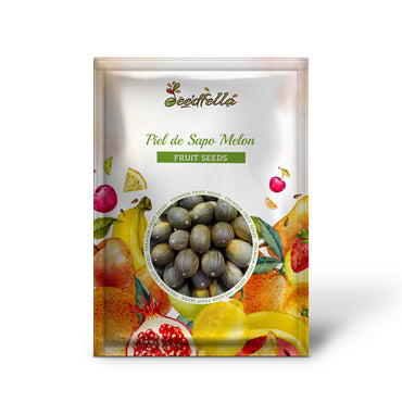 Piel de Sapo Melon (Santa Claus / Christmas Melon) Cucumis Melo Green Yellow Fruit Seeds