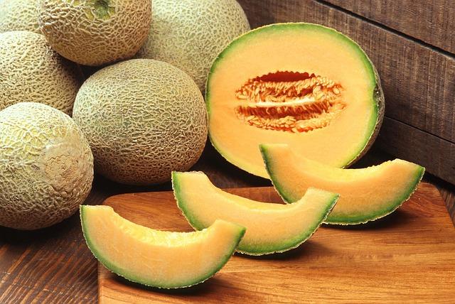 Light Orange Melon Cantaloupe Seeds for Planting