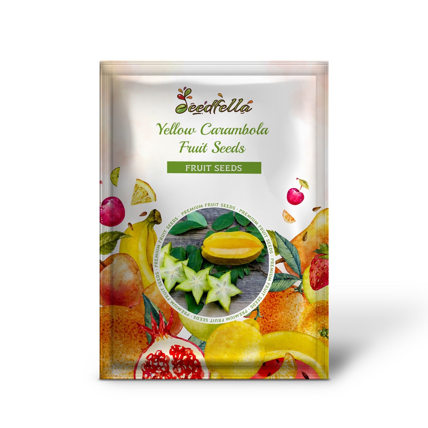 Yellow Carambola Fruit Seeds Planting Sweet