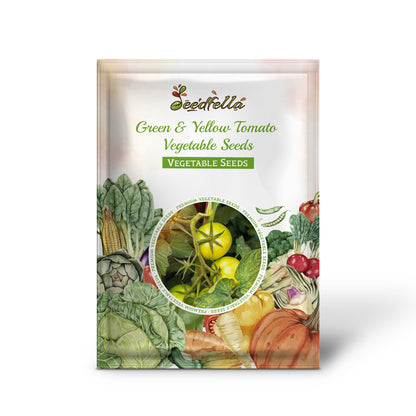 Green & Yellow Tomato Vegetable Seeds for Vibrant Garden Planting
