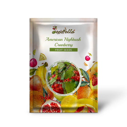 American Highbush Cranberry (Viburnum trilobum) – Red Fruit, White Flower Shrub Seeds