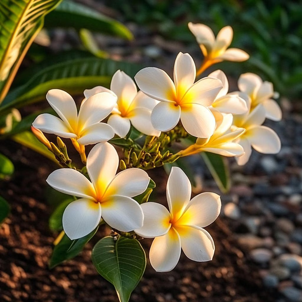 Yellow and White Egg Flower Seeds for Planting