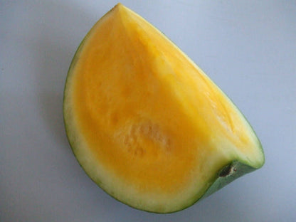 Yellow Flesh Yellow Crimson Watermelon Citrullus Lanatus Melon Fruit Vine Seeds heirloom non-gmo organic garden seeds