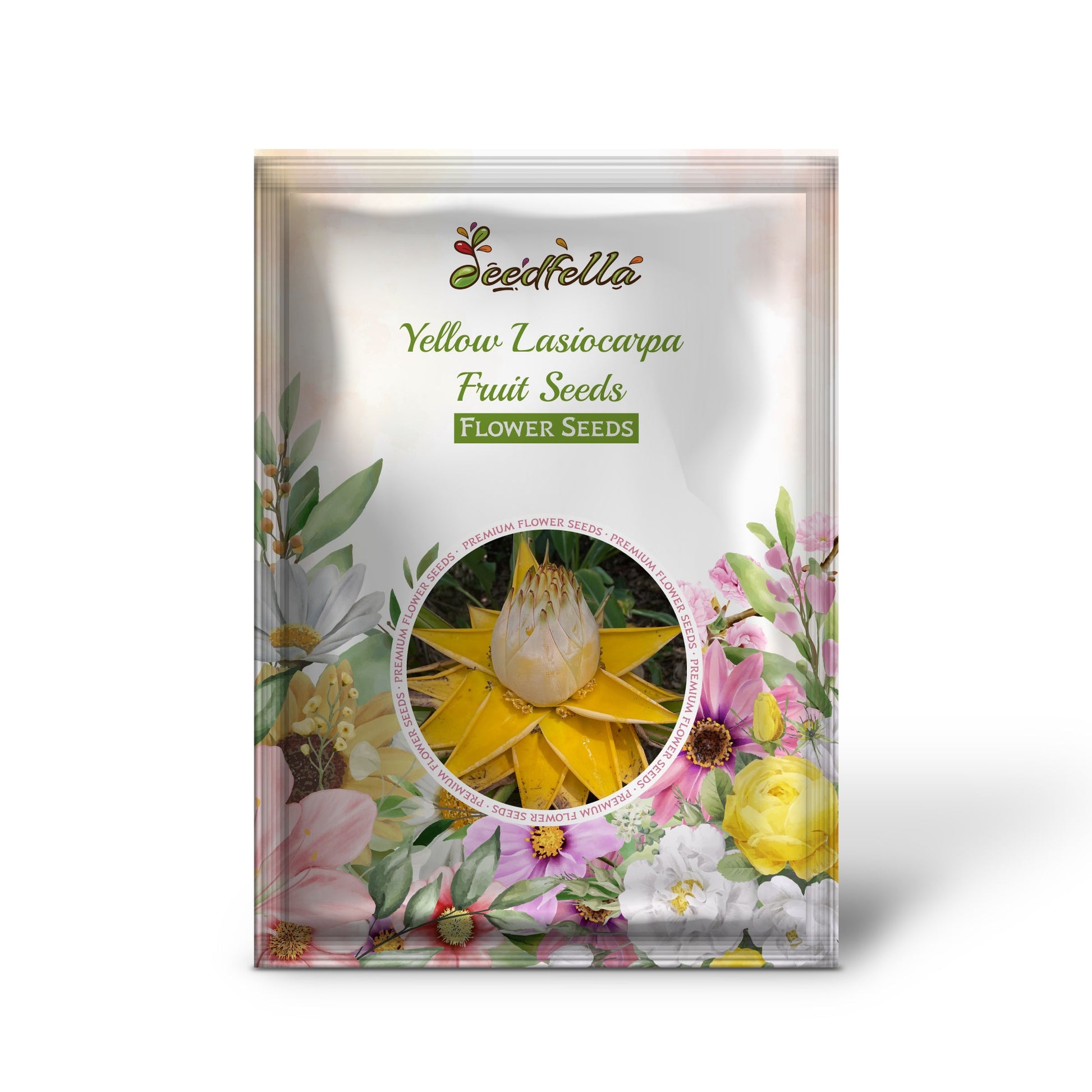 Yellow Lasiocarpa Edible Plant Seeds for Home Gardens