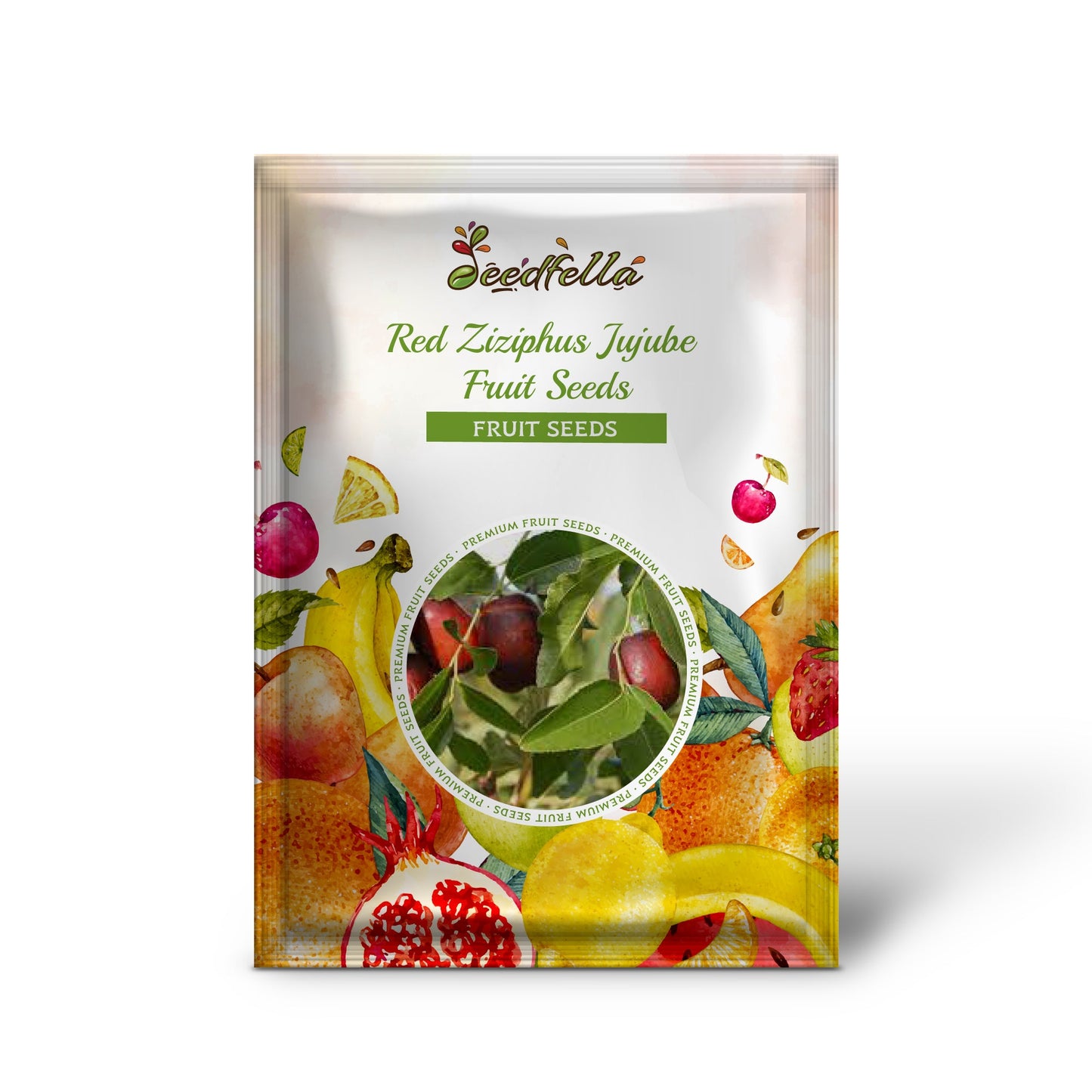 Red Ziziphus Jujube Fruit Seeds Planting Sweet